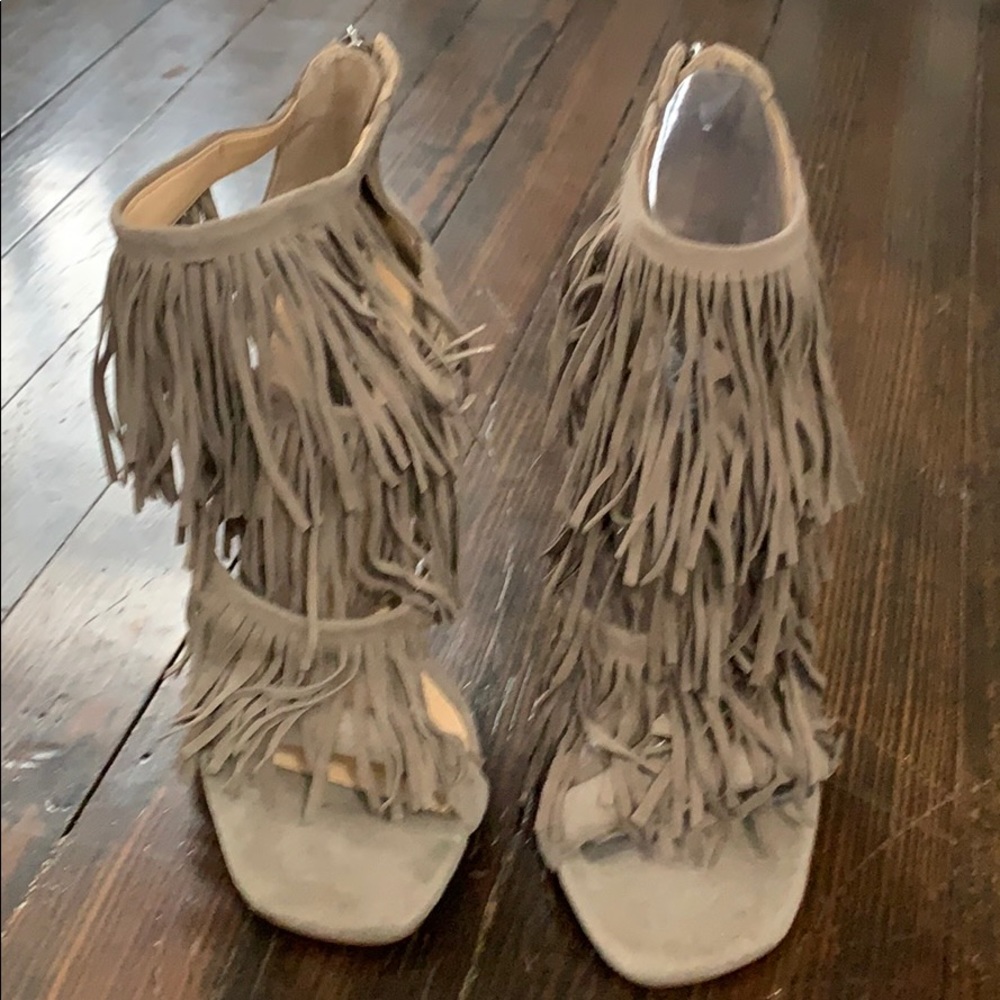 Steve Madden fringe heels